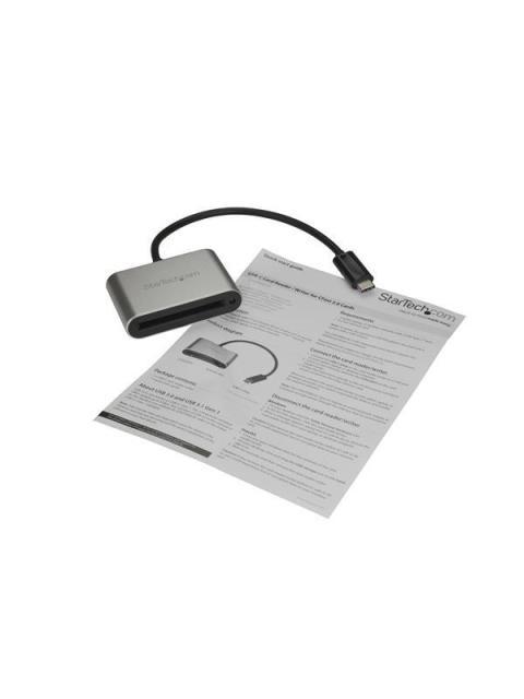 LECTOR DE MEMORIAS FLASH STARTECH CFASTRWU3C EXTERNO USB-C PLATA - Imagen 2