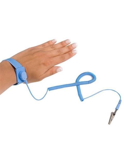STARTECH PULSERA ANTIESTATICA C. CABLE A TIERRA ESD AZUL SWS100 - Imagen 4