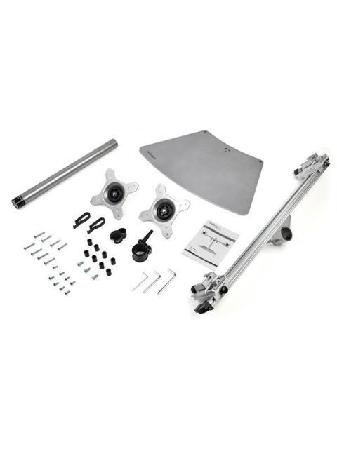 STARTECH  SOPORTE DE ESCRITORIO PARA 2 MONITORES MAX. 24 HASTA 8KG PLATA - Imagen 5