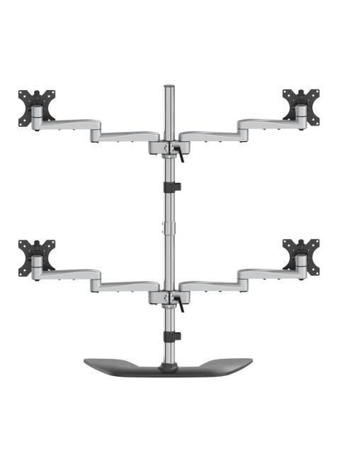 STARTECH SOPORTE DE ESCRITORIO PARA 4 MONITORES MAX. 32 HASTA 8KG PLATA - Imagen 7