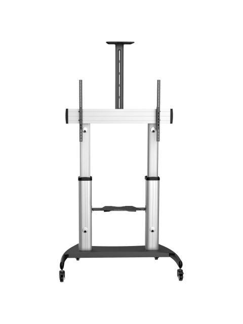 STARTECH SOPORTE DE PISO STNDMTV100 PARA PANTALLA 60 - 100 HASTA 100KG NEGRO-PLATA - Imagen 3