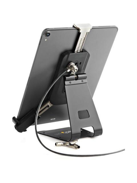 STARTECH SOPORTE DE SEGURIDAD PARA TABLET SECTBLTDT 7.9 - 13 NEGRO INCLUYE CANDADO EN CABLE - Imagen 6