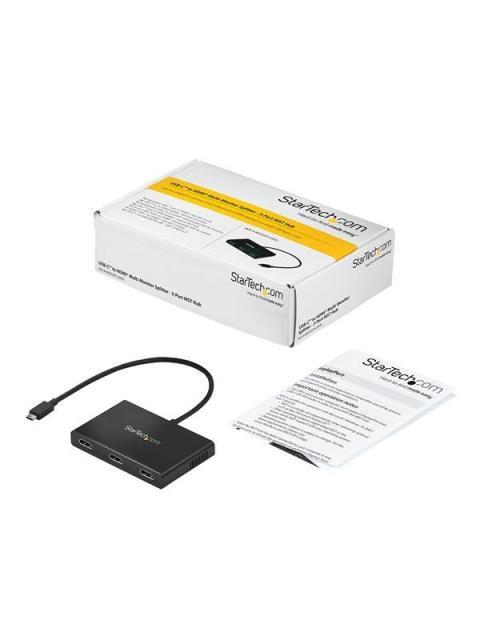 SPLITTER DIVISOR STARTECH MSTCDP123HD USB-C A 3 PUERTOS HDMI - Imagen 2