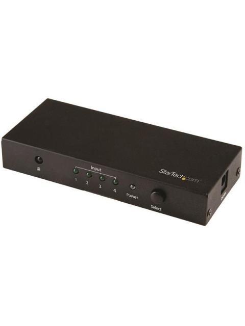 STARTECH SWITCH CONMUTADOR AUTOMATICO HDMI DE 4 PUERTOS NEGRO