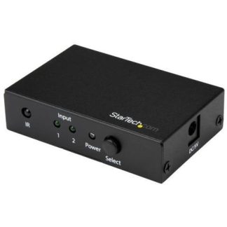 STARTECH  SWITCH CONMUTADOR HDMI DE 2 PUERTOS NEGRO