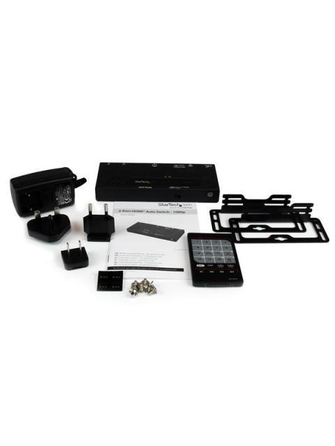 STARTECH SWITCH HDMI DE 2 PUERTOS CONMUTADO AUTOMATICO Y PRIORITARIO - Imagen 4