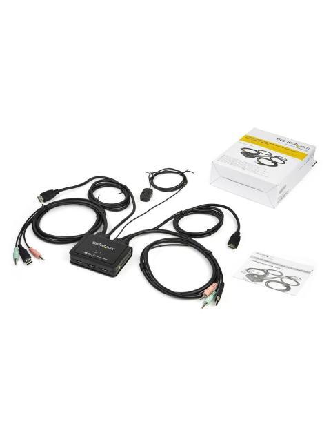 STARTECH SWITCH KVM SV211HDUA4K 2 PUERTOS HDMI - Imagen 6