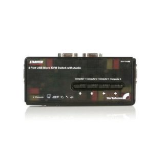 STARTECH  SWITCH KVM USB-VGA 4 PUERTOS