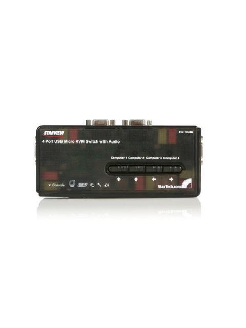 STARTECH SWITCH KVM USB-VGA 4 PUERTOS