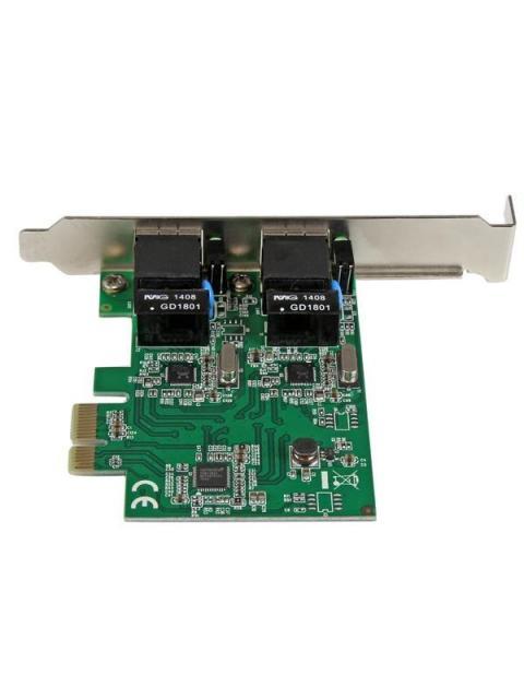STARTECH TARJETA DE RED NIC PCI EXPRESS PERFIL BAJO DE 2 PUERTOS GIGABIT ETHERNET RJ-45 - Imagen 3
