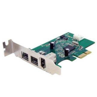 STARTECH TARJETA PCI EXPRESS 1.1 PEX1394B3LP ALAMBRICO CON 3 PUERTOS FIREWIRE