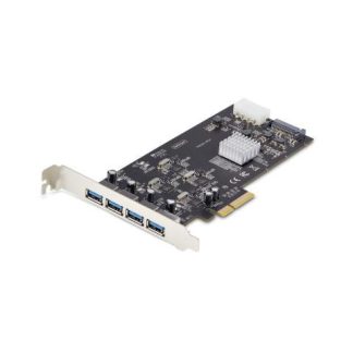 STARTECH  TARJETA PCI EXPRESS DE 4 PUERTOS USB 3.0 SATA 5 GBIT-S
