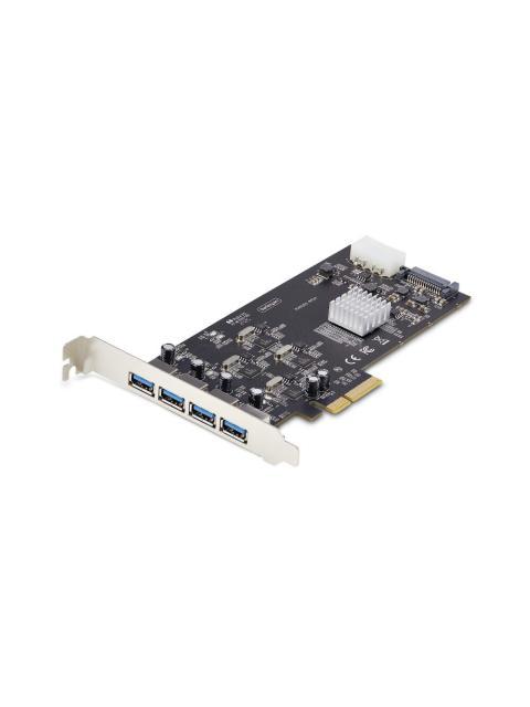 STARTECH  TARJETA PCI EXPRESS DE 4 PUERTOS USB 3.0 SATA 5 GBIT-S