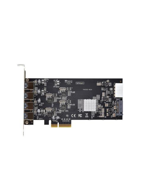 STARTECH  TARJETA PCI EXPRESS DE 4 PUERTOS USB 3.0 SATA 5 GBIT-S - Imagen 5