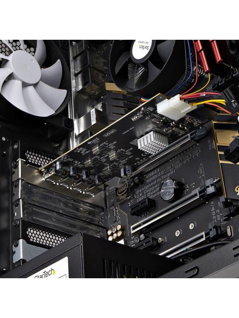STARTECH  TARJETA PCI EXPRESS DE 4 PUERTOS USB 3.0 SATA 5 GBIT-S - Imagen 7