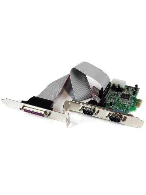 STARTECH TARJETA PCI EXPRESS PEX2S5531P ALAMBRICO 1.5 MBIT-S CON 2 PUERTOS SERIAL Y 1 PUERTO PARALELO