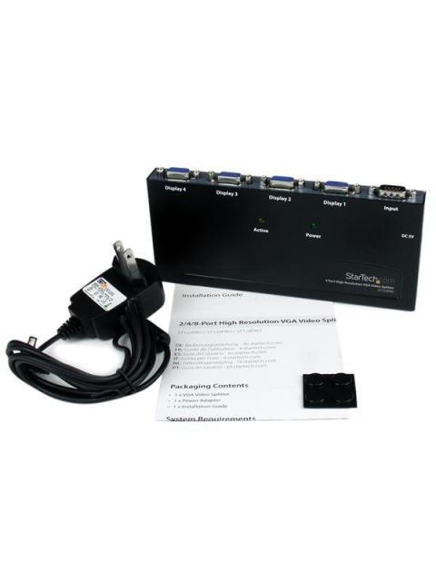 STARTECH VIDEO SPLITTER ST124PRO 4 PUERTOS VGA - Imagen 3