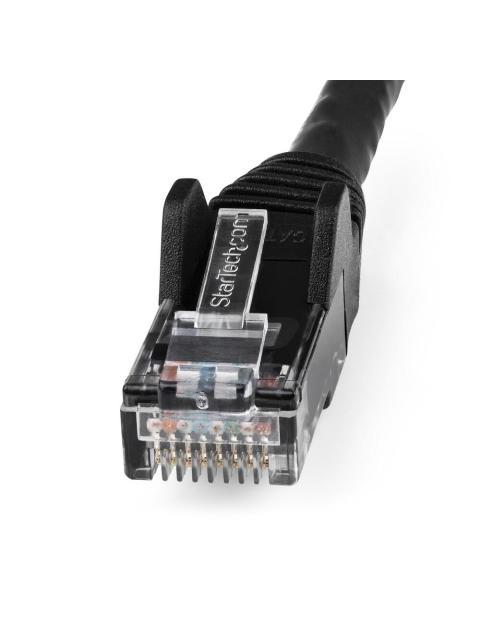 STRATECH CABLE PATCH CAT6 UTP SIN ENGANCHES RJ-45 MACHO - RJ-45 MACHO 1 METRO NEGRO - Imagen 2