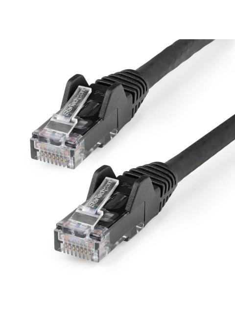 STRATECH CABLE PATCH CAT6 UTP SIN ENGANCHES RJ-45 MACHO - RJ-45 MACHO 1 METRO NEGRO