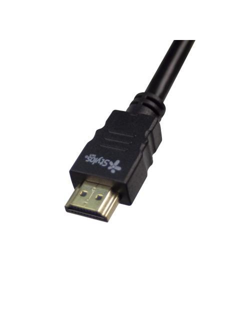 STYLOS CABLE HDMI MACHO - HDMI MACHO 10 METROS NEGRO - Imagen 3