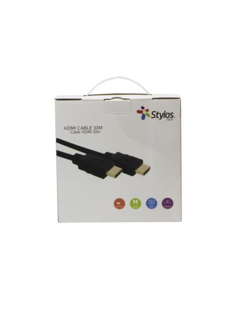 STYLOS CABLE HDMI MACHO - HDMI MACHO 10 METROS NEGRO - Imagen 5