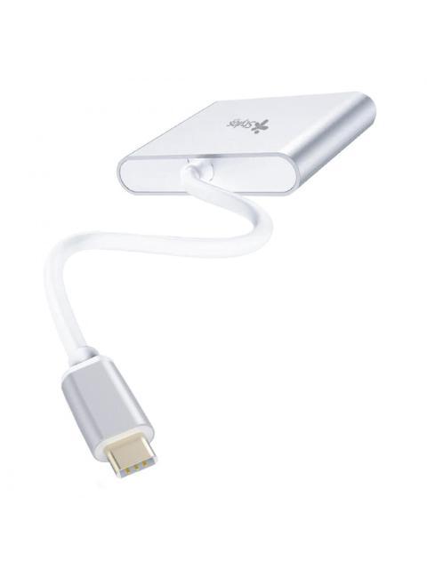 STYLOS HUB USB C MACHO - 1X USB C 1X USB 3.0 1X HDMI HEMBRA 5000 MBIT-S PLATA - Imagen 2