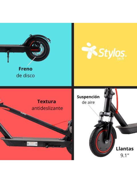 STYLOS SCOOTER M2 HASTA 30KM-H 250W MAX. 120KG NEGRO - Imagen 7