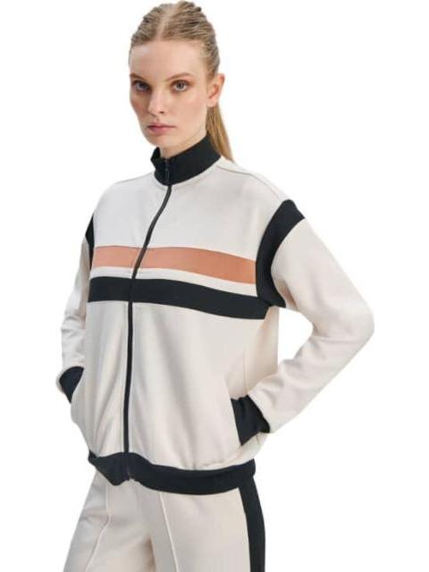 SUDADERA ABIERTA BEIGE LOVE TO LOUNGE - Imagen 2