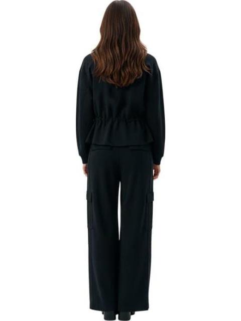 SUDADERA ABIERTA NEGRO LOVE TO LOUNGE - Imagen 2