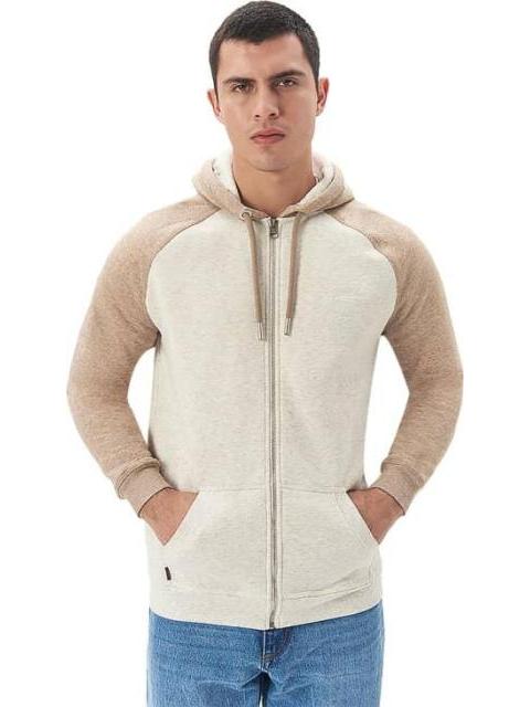 SUDADERA BASICA BICOLOR NEXT CO - Imagen 4