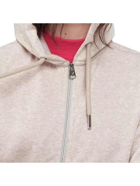 SUDADERA BASICA CON CAPUCHA BEIGE LOVE TO LOUNGE - Imagen 6