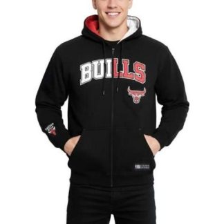 SUDADERA BULLS JACKET NEGRO NBA