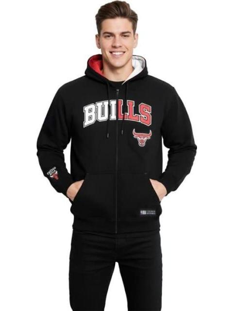 SUDADERA BULLS JACKET NEGRO NBA