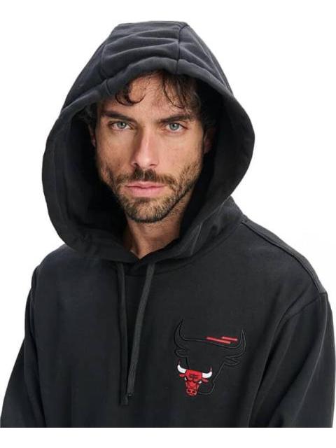 SUDADERA BULLS NEGRO NBA - Imagen 5