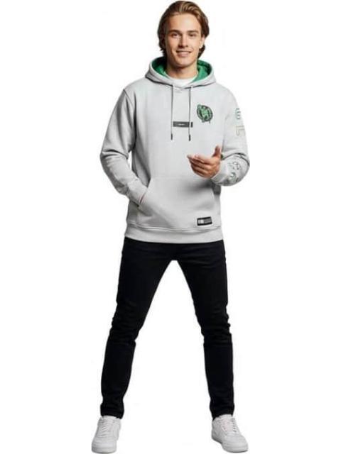 SUDADERA CELTICS GRIS NBA - Imagen 6