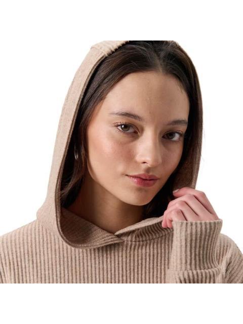 SUDADERA CERRADA CON CAPUCHA MOKA LOVE TO LOUNGE - Imagen 4