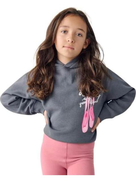 SUDADERA CERRADA GRIS HOLLY LAND KIDS - Imagen 4