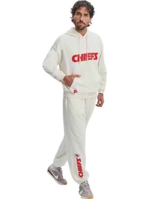 SUDADERA CHIEFS BEIGE NFL - Imagen 2