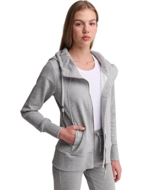 SUDADERA CON CAPUCHA GRIS HOLLY LAND - Imagen 4
