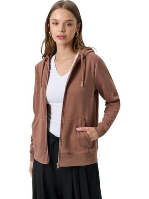 SUDADERA CON CAPUCHA MOKA LOVE TO LOUNGE - Imagen 3