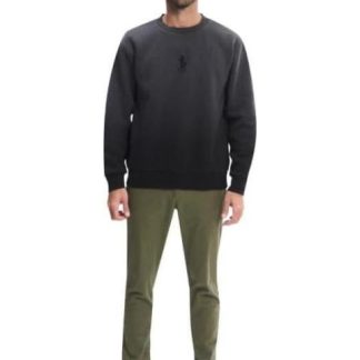 SUDADERA CUELLO REDONDO NEGRO HPC POLO