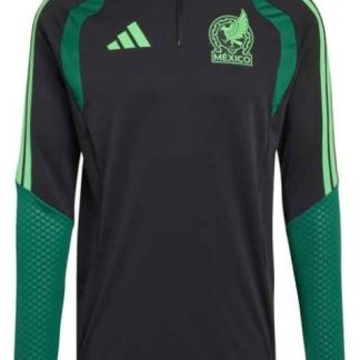 SUDADERA DE ENTRENAMIENTO SELECCION NACIONAL DE MEXICO NEGRO ADIDAS