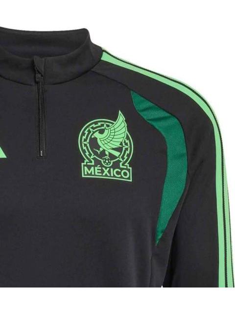 SUDADERA DE ENTRENAMIENTO SELECCION NACIONAL DE MEXICO NEGRO ADIDAS - Imagen 4