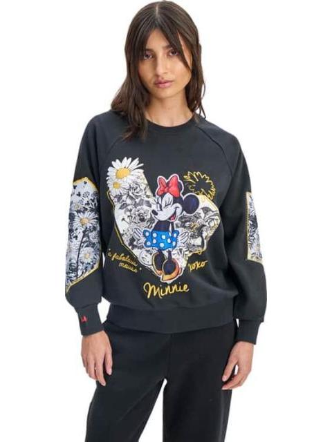 SUDADERA DISNEY NEGRO MINNIE MOUSE