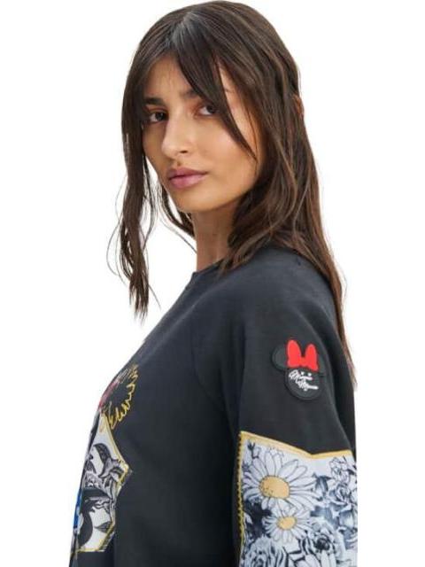 SUDADERA DISNEY NEGRO MINNIE MOUSE - Imagen 6
