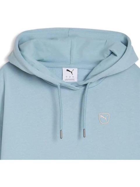 SUDADERA ESS ELEVATED COMFORT HOODIE TR VERDE PUMA - Imagen 3