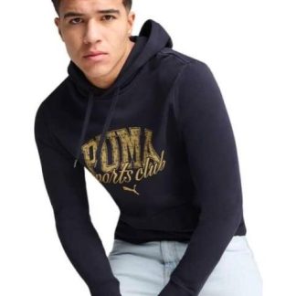 SUDADERA ESTAMPADA AZUL PUMA