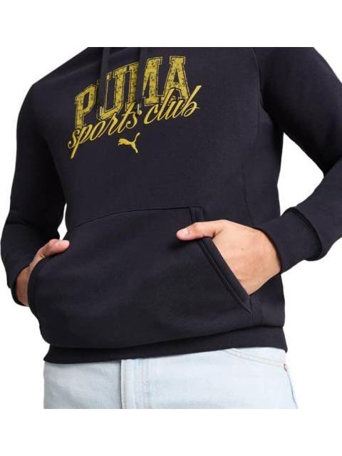 SUDADERA ESTAMPADA AZUL PUMA - Imagen 4