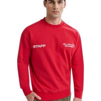 SUDADERA ESTAMPADA ROJO NEXT CO