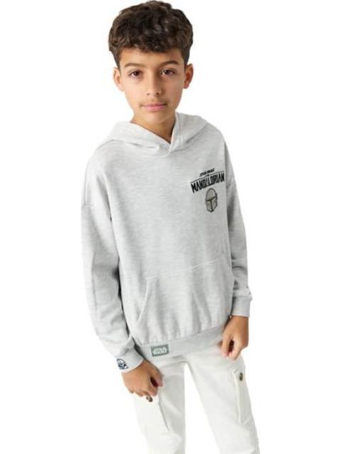 SUDADERA GROGU GRIS STAR WARS